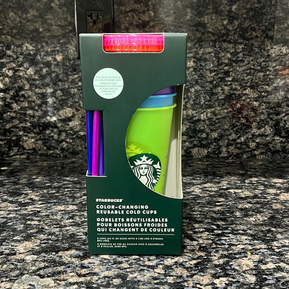 Starbucks sunlight activated color change cups